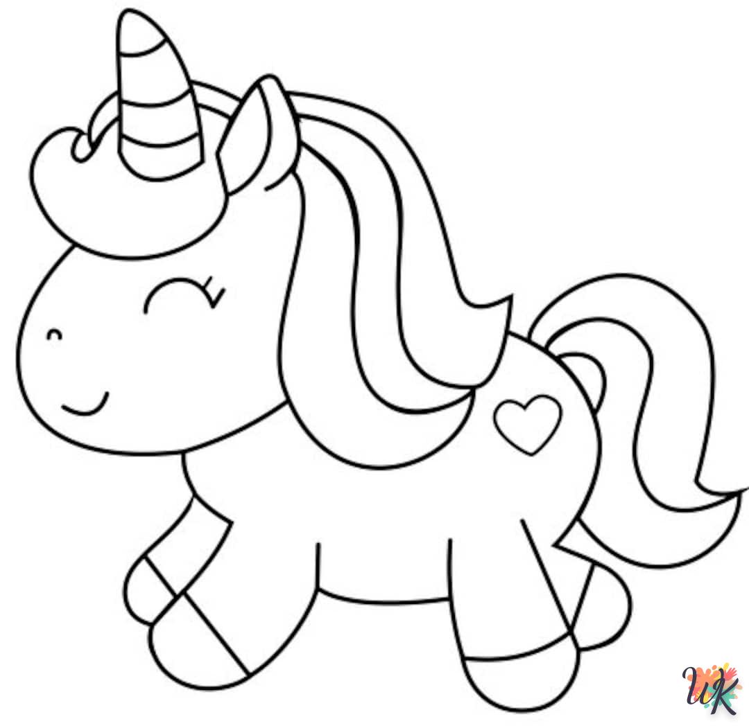 kids Unicorn coloring pages