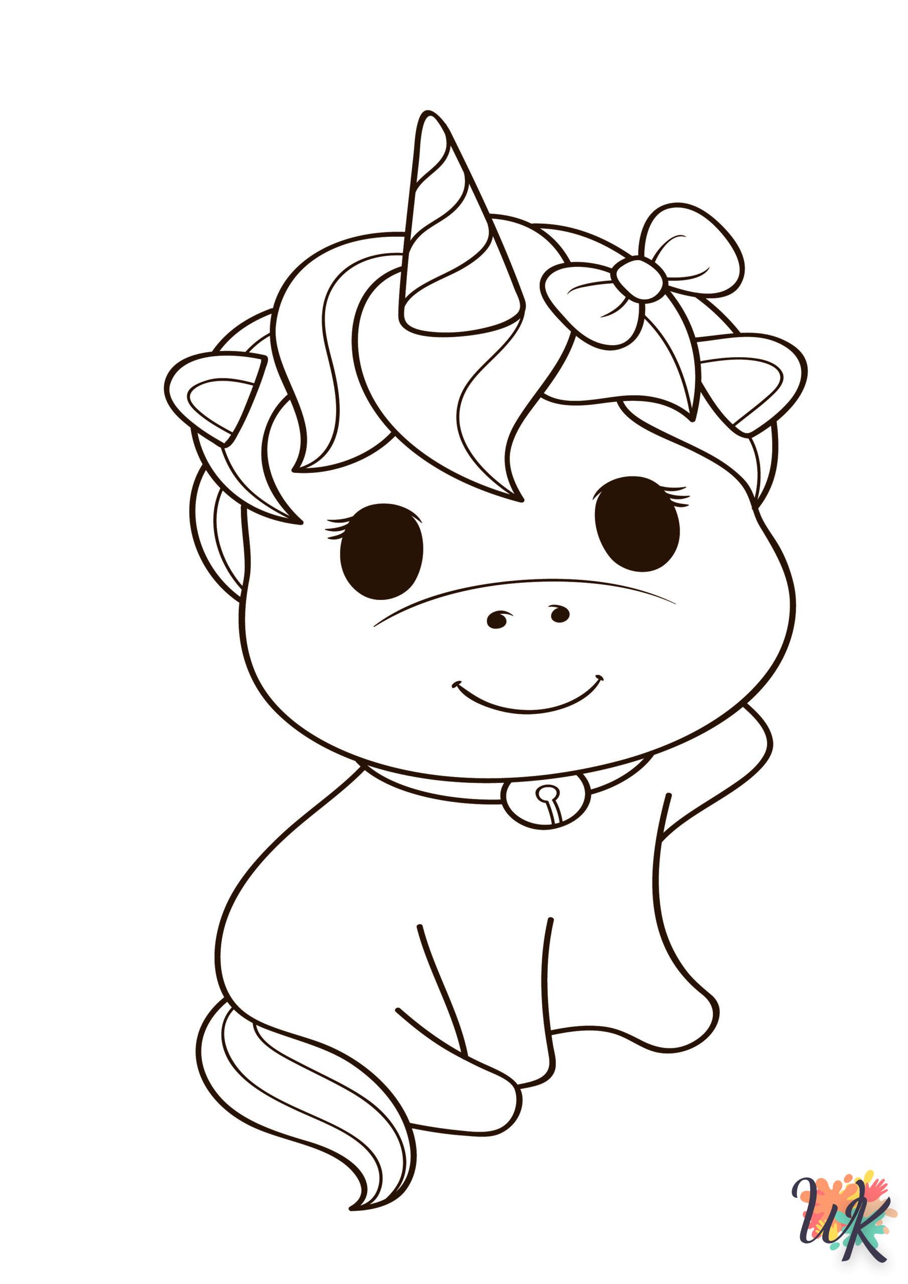 Unicorn coloring pages for adults pdf