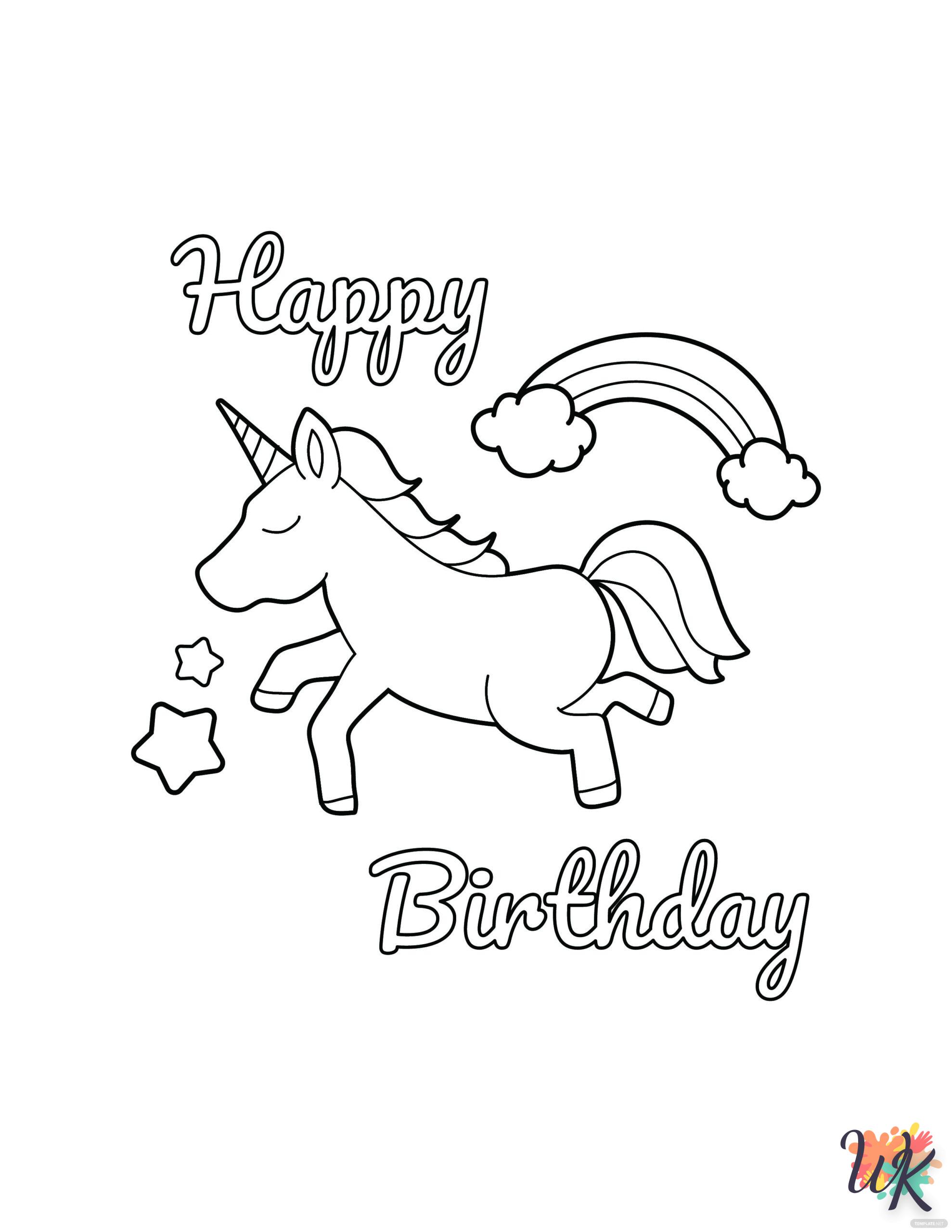 Unicorn ornament coloring pages