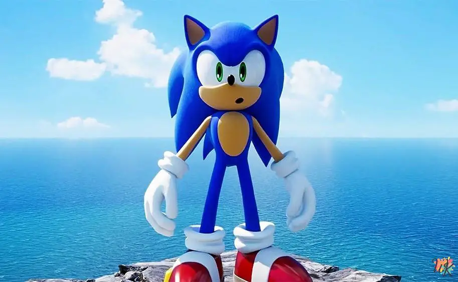 Sonic coloring pages 1 Sonic coloring pages