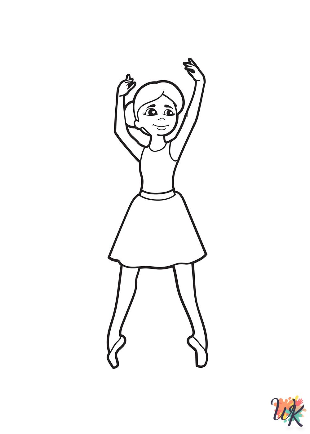 Ballerina Coloring Pages 10