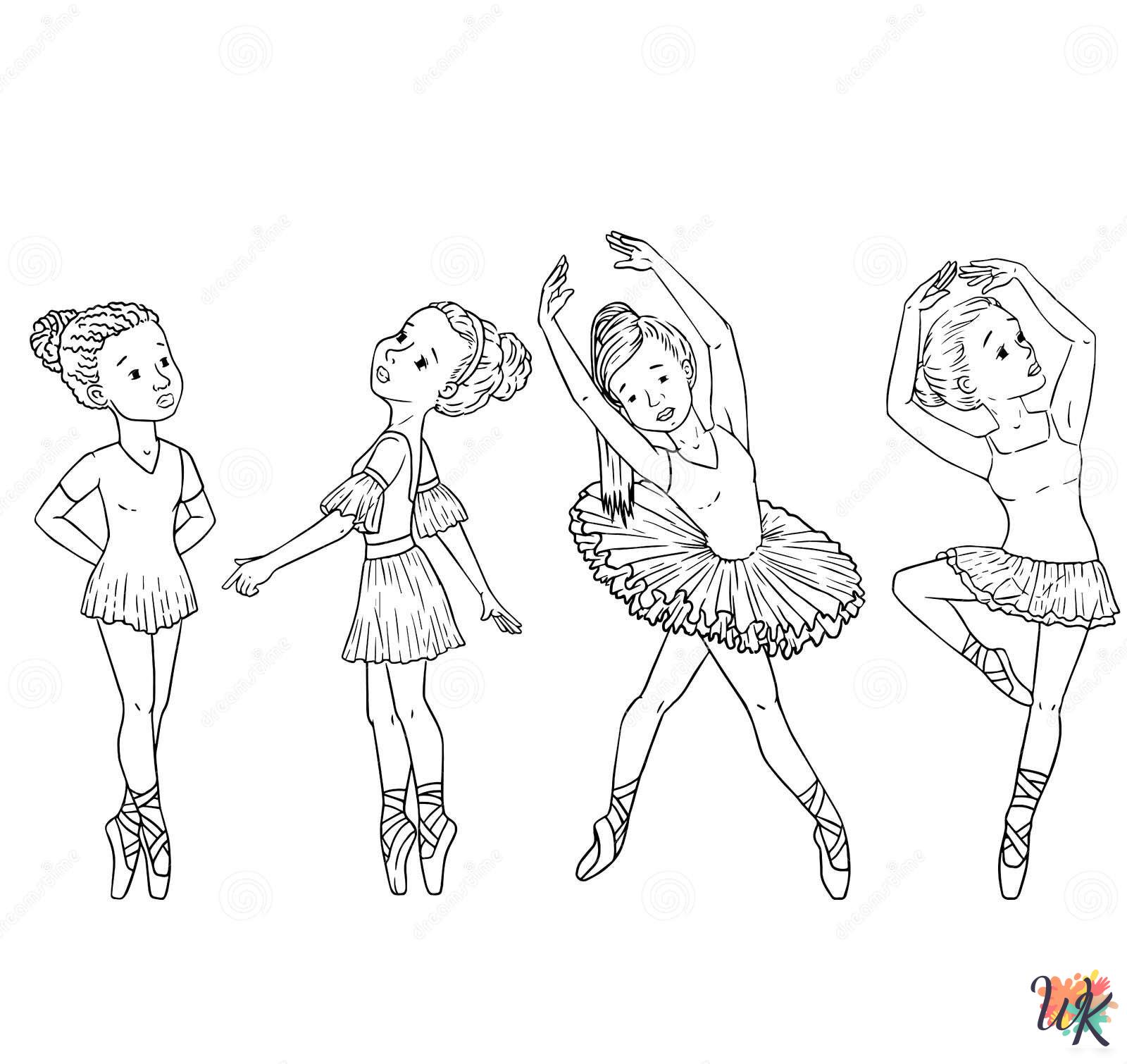 Ballerina Coloring Pages 14