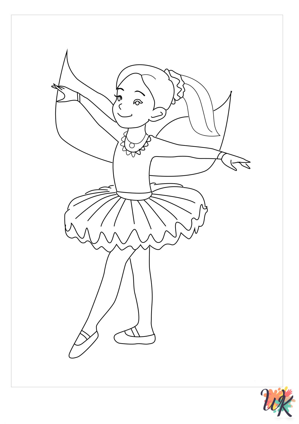 Ballerina Coloring Pages 15