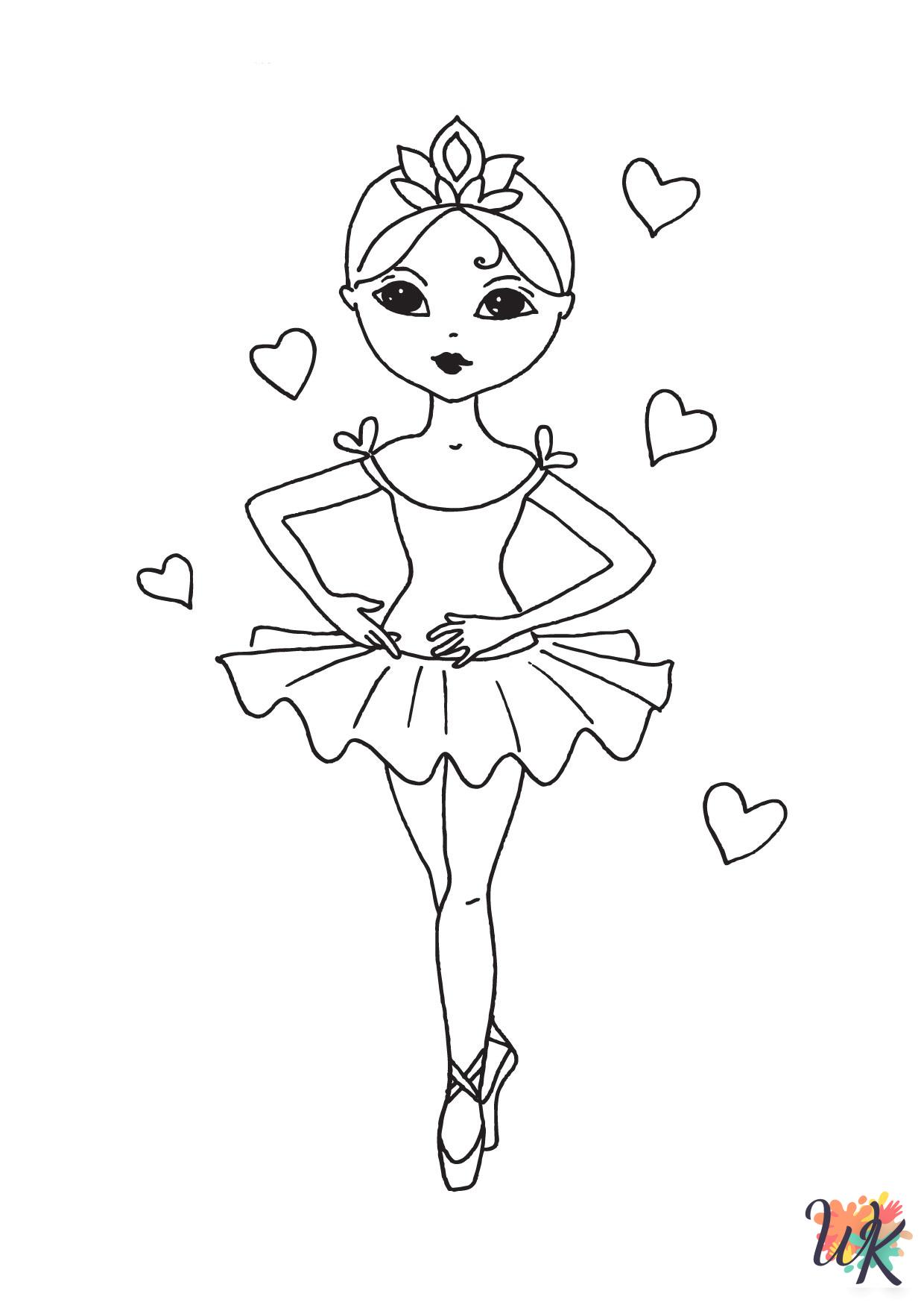 Ballerina Coloring Pages 16