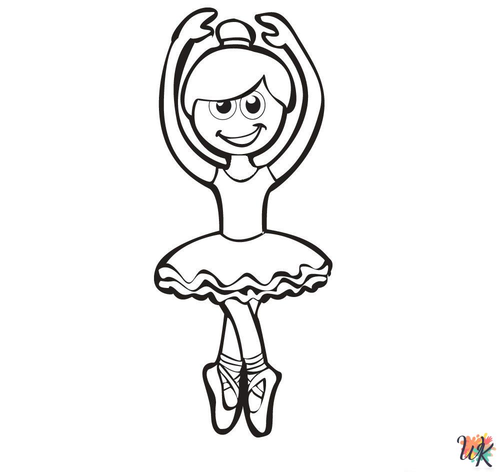 Ballerina Coloring Pages 19