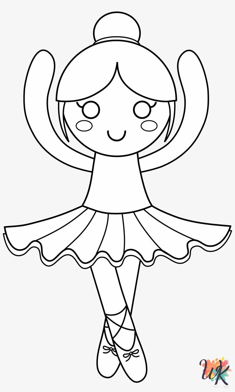 Ballerina Coloring Pages 2