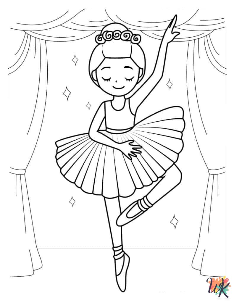 Ballerina Coloring Pages 22