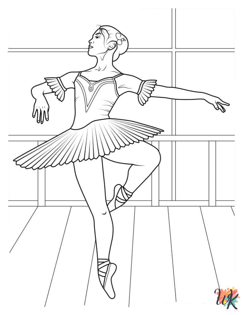Ballerina Coloring Pages 23