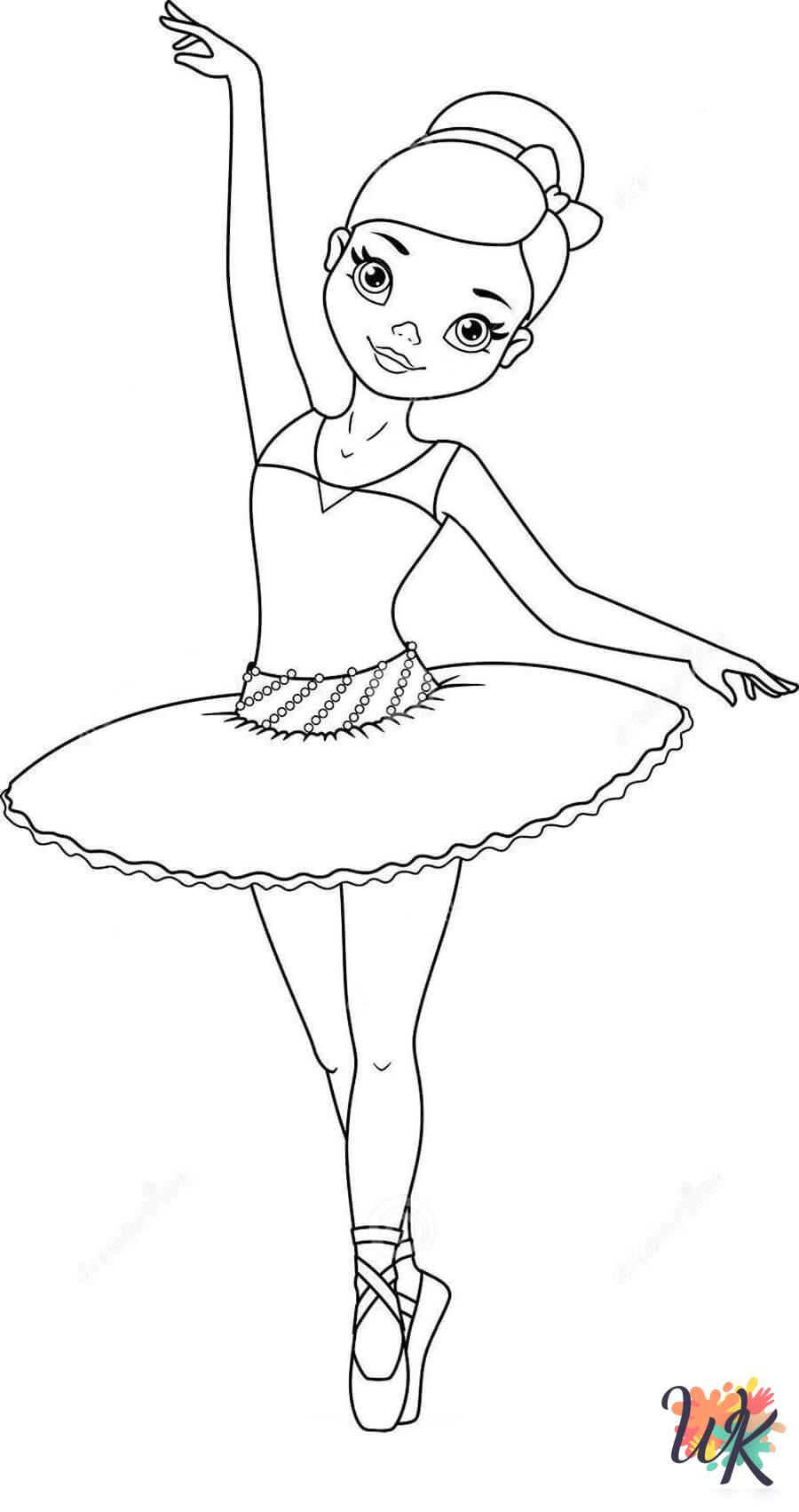 coloring Ballerina pages