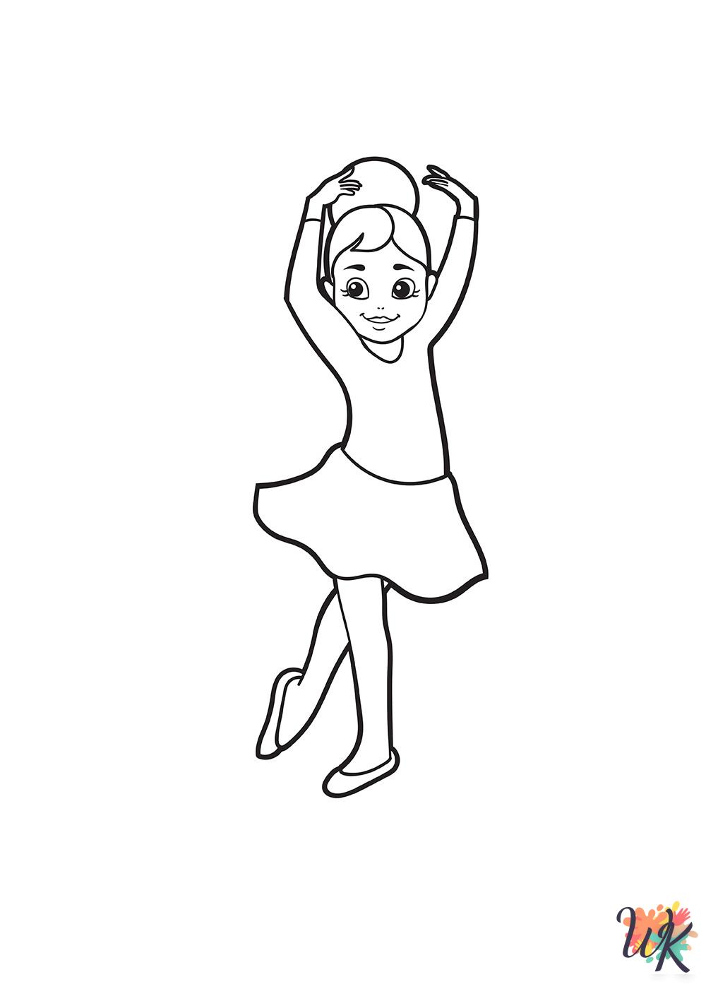 Ballerina Coloring Pages 6