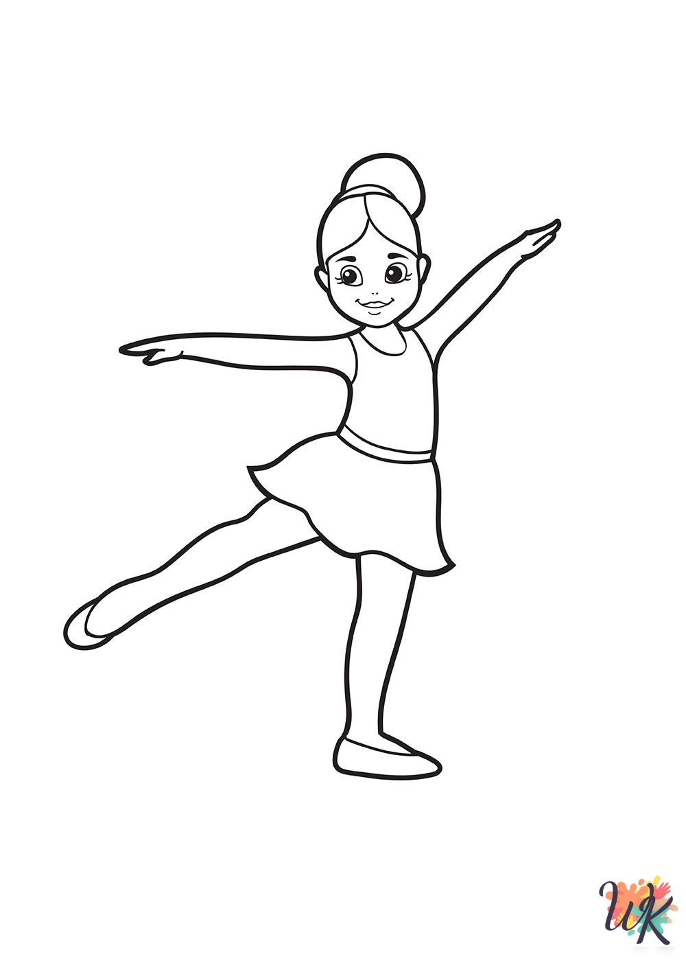 Ballerina Coloring Pages 7