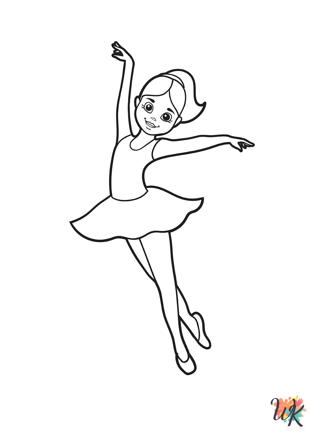 Ballerina Coloring Pages 9