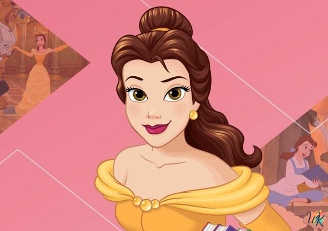 15 Belle coloring pages