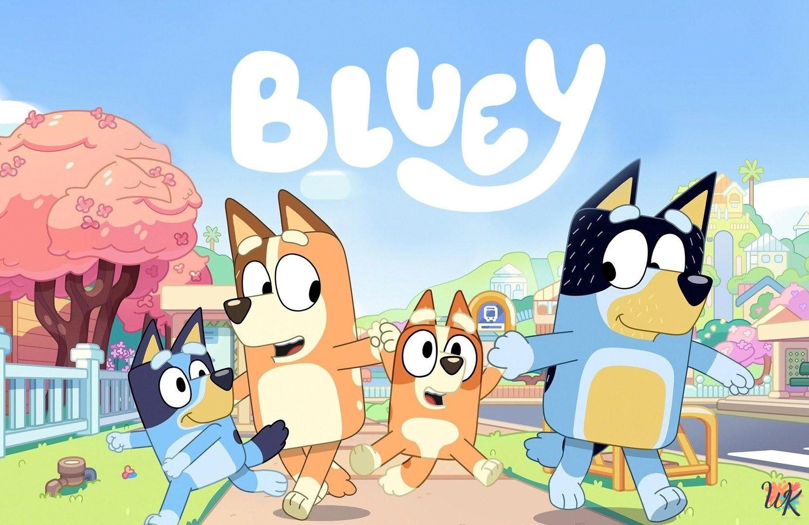 Bluey coloring pages 1 Bluey coloring pages