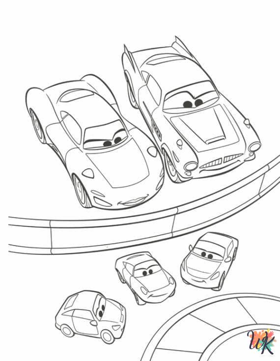 Cars Movie ornaments coloring pages