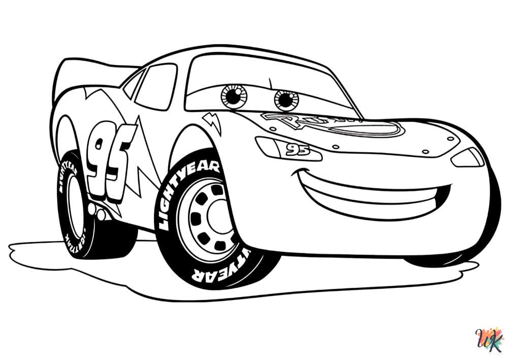 grinch cute Cars Movie coloring pages