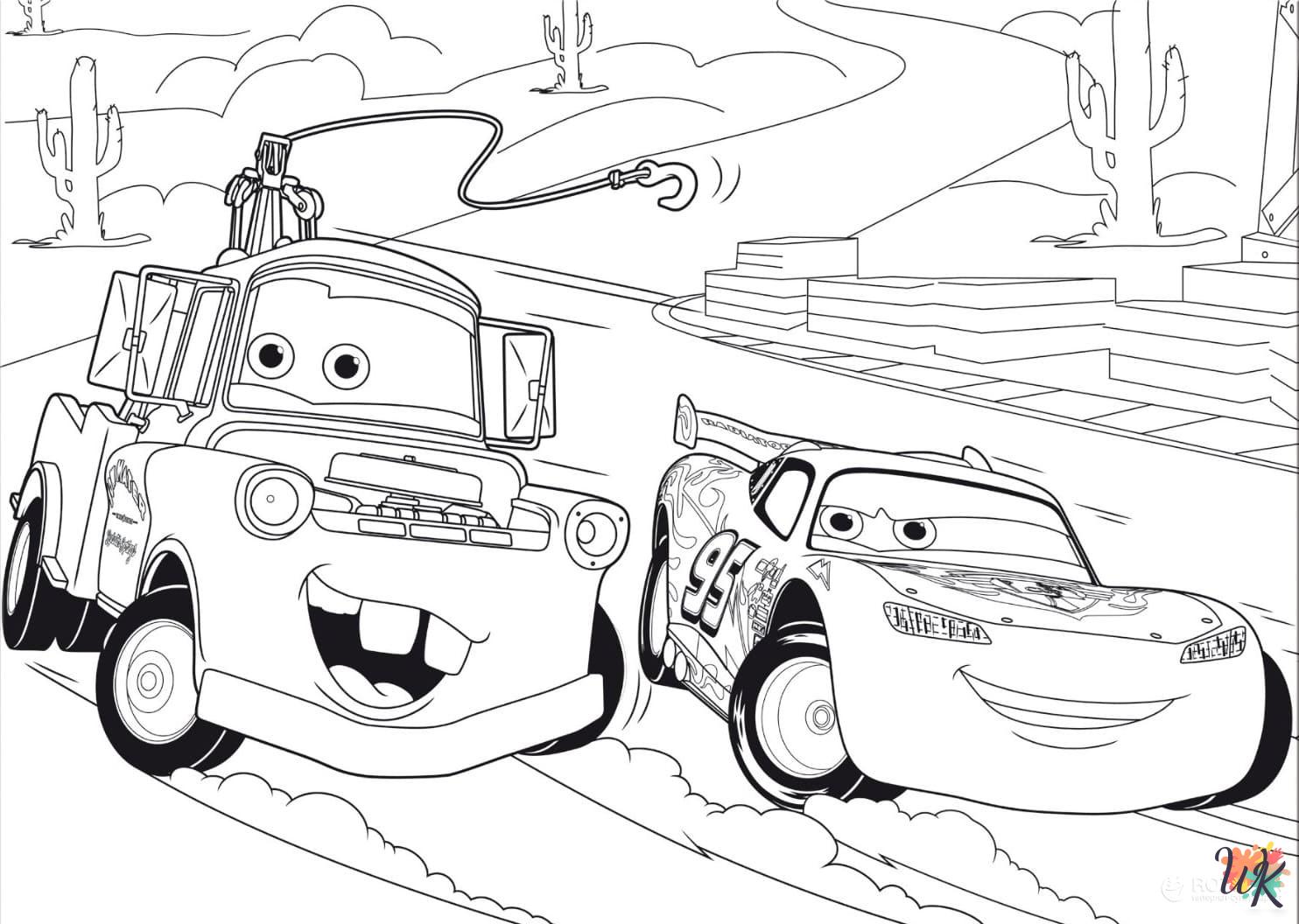 Cars Movie coloring pages printable