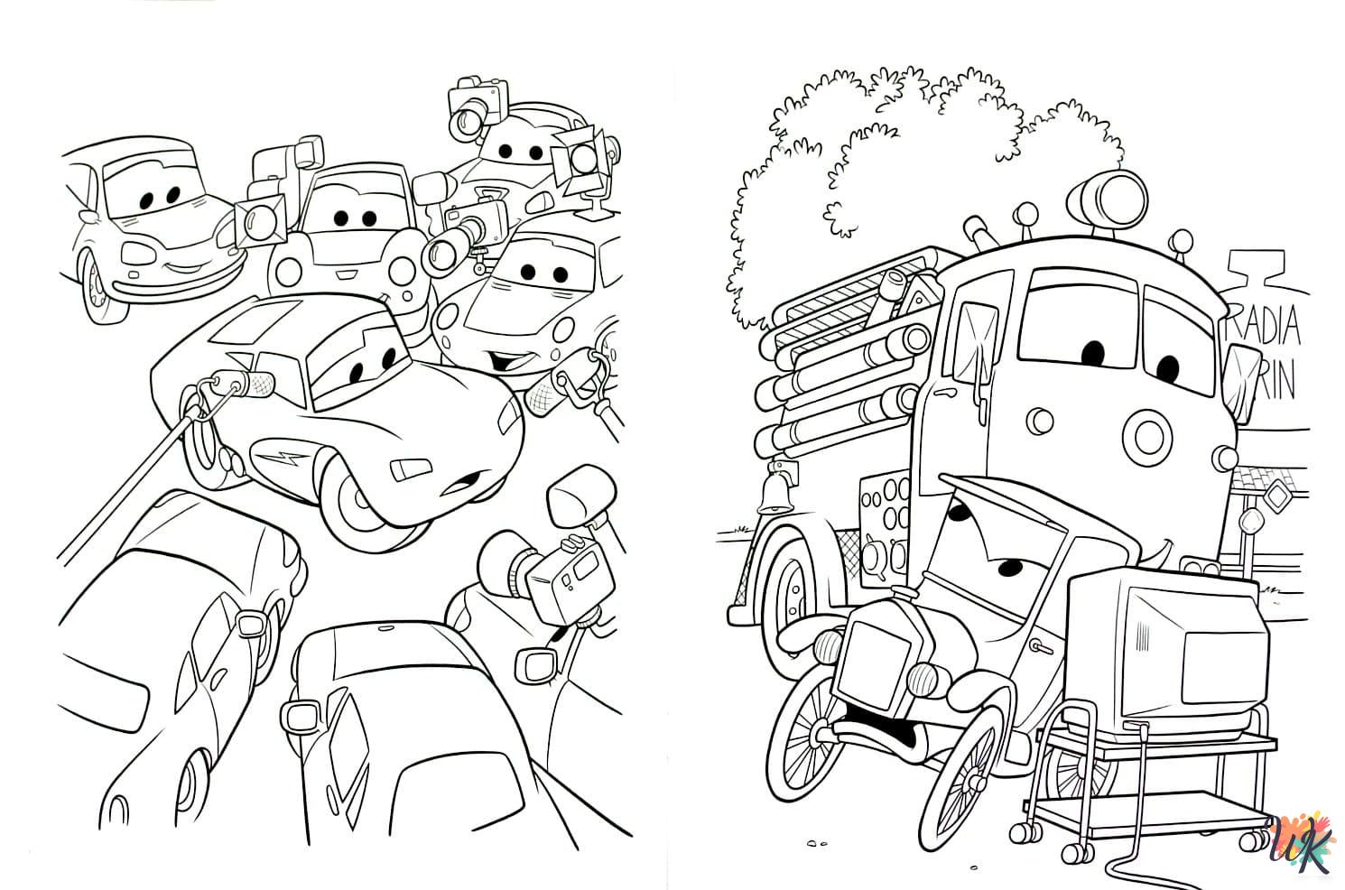 vintage Cars Movie coloring pages