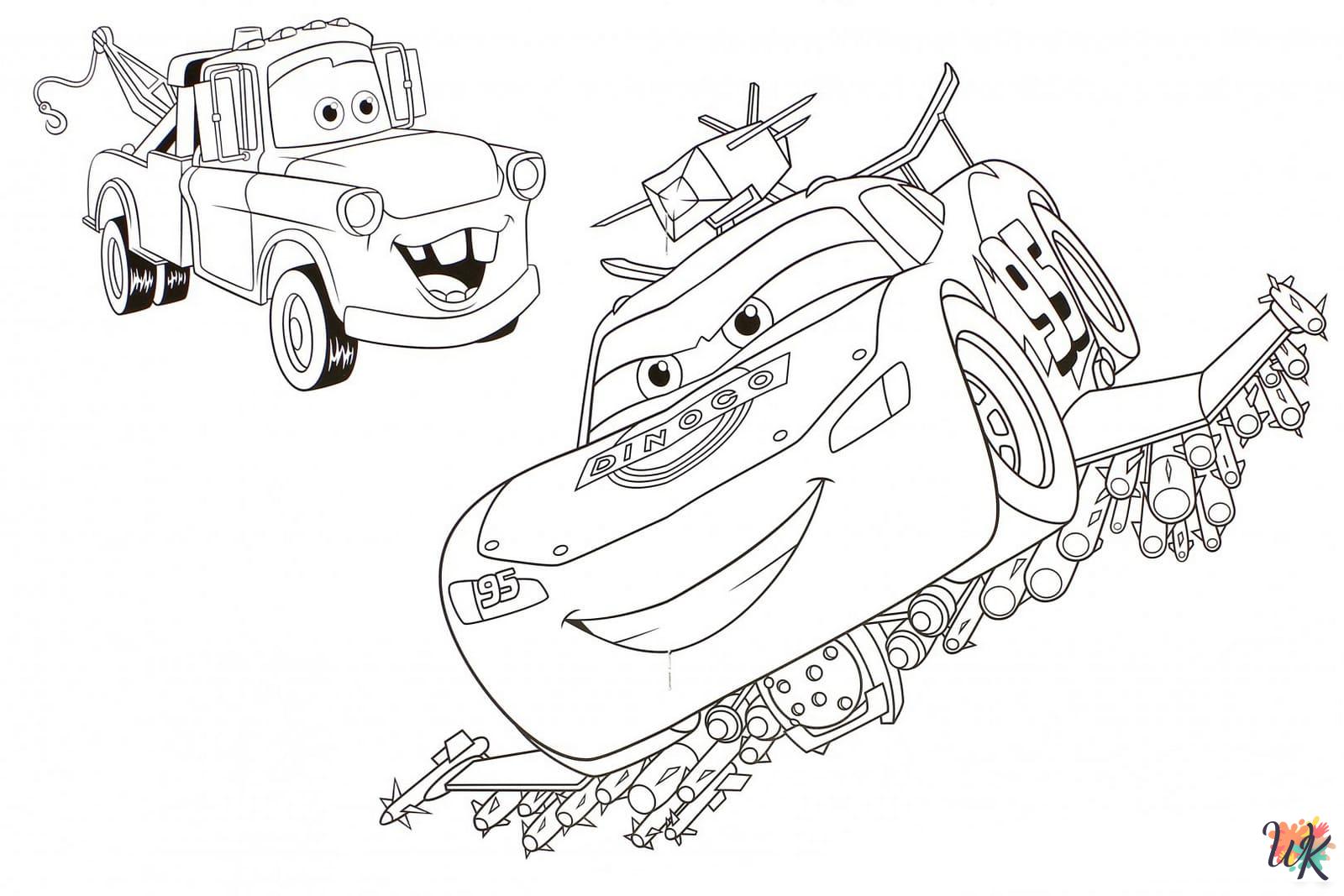 coloring pages for kids Cars Movie