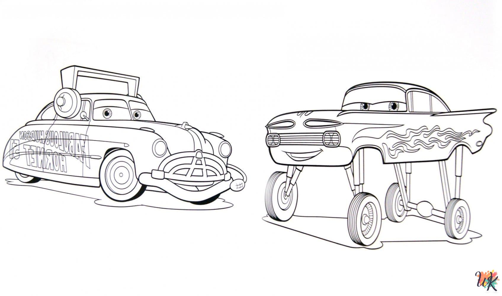 free Cars Movie coloring pages for kids