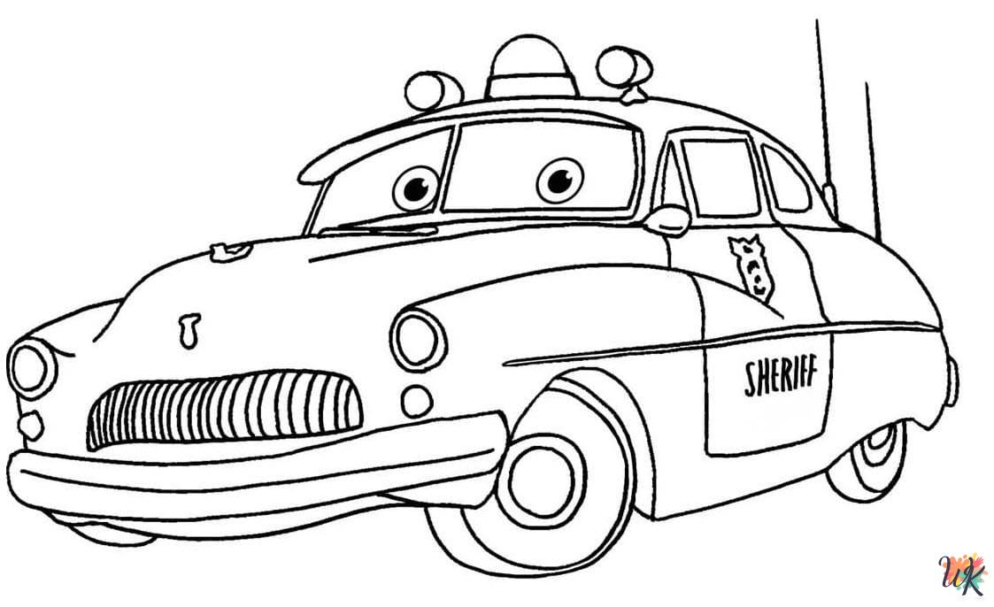 adult Cars Movie coloring pages