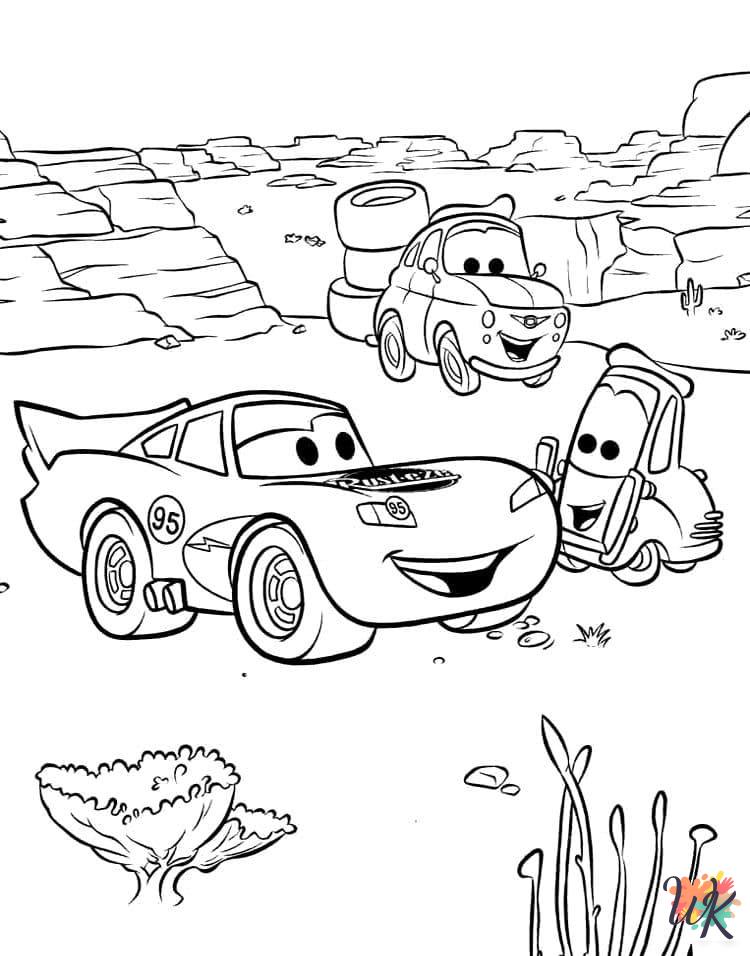free printable Cars Movie coloring pages for adults