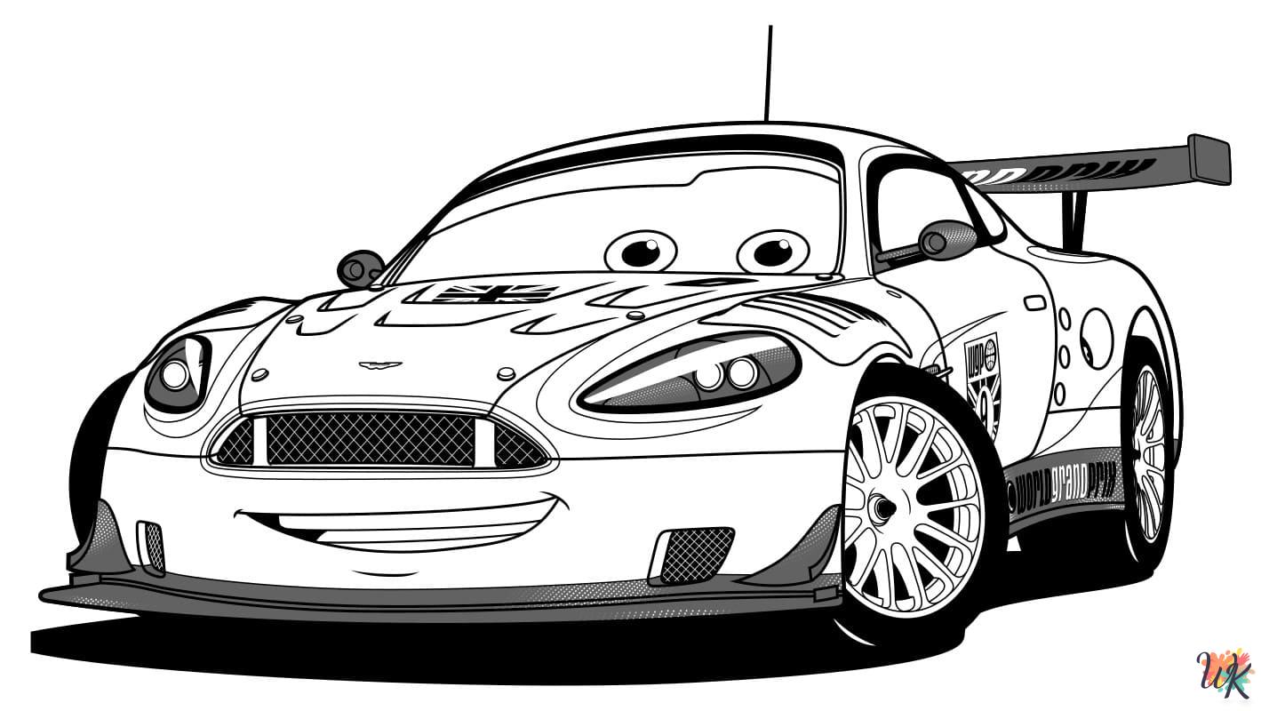 easy Cars Movie coloring pages