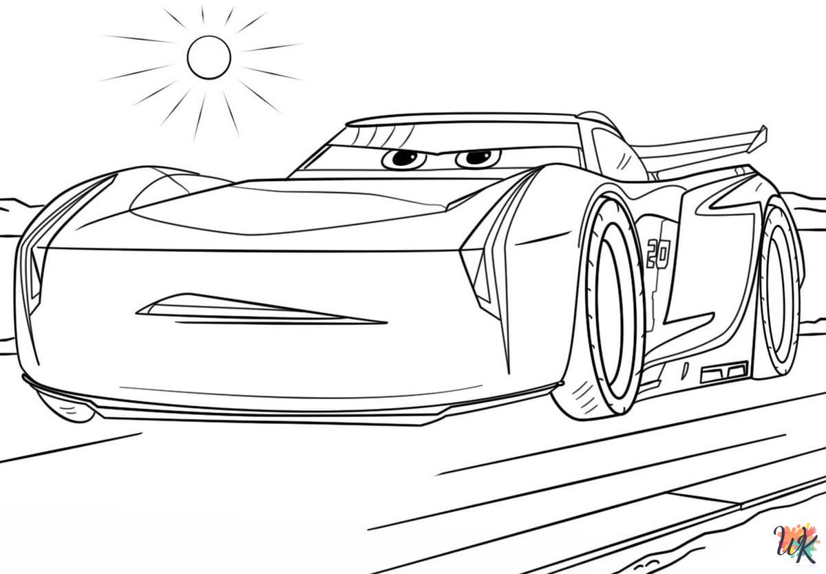 free coloring Cars Movie pages