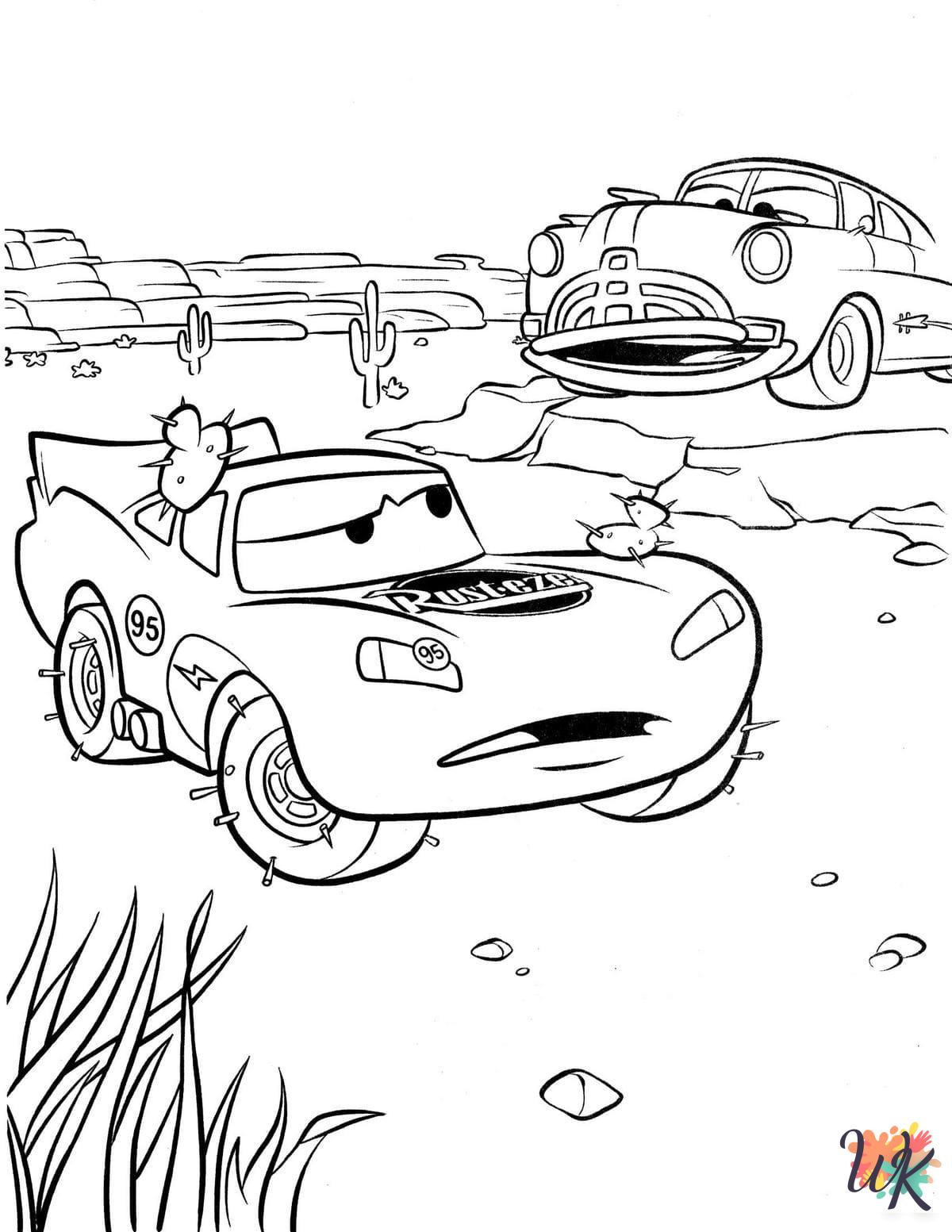 adult coloring pages Cars Movie
