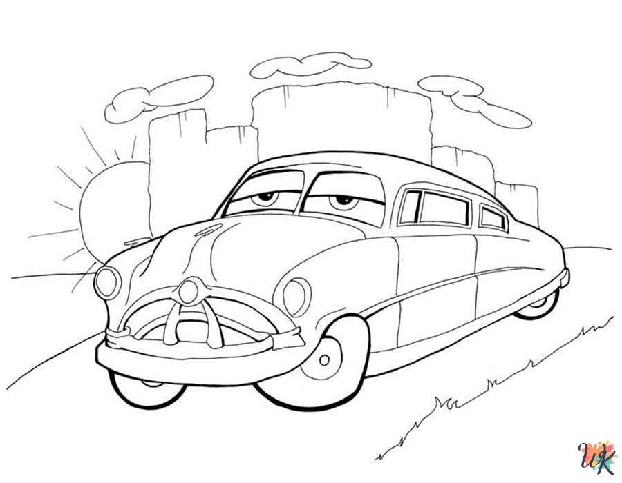 cute coloring pages Cars Movie