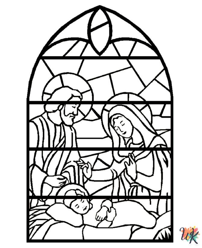 vintage Church coloring pages