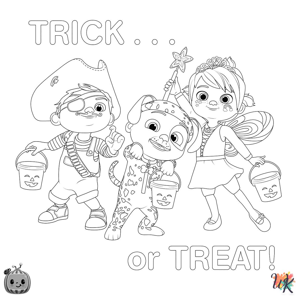 cute coloring pages Cocomelon