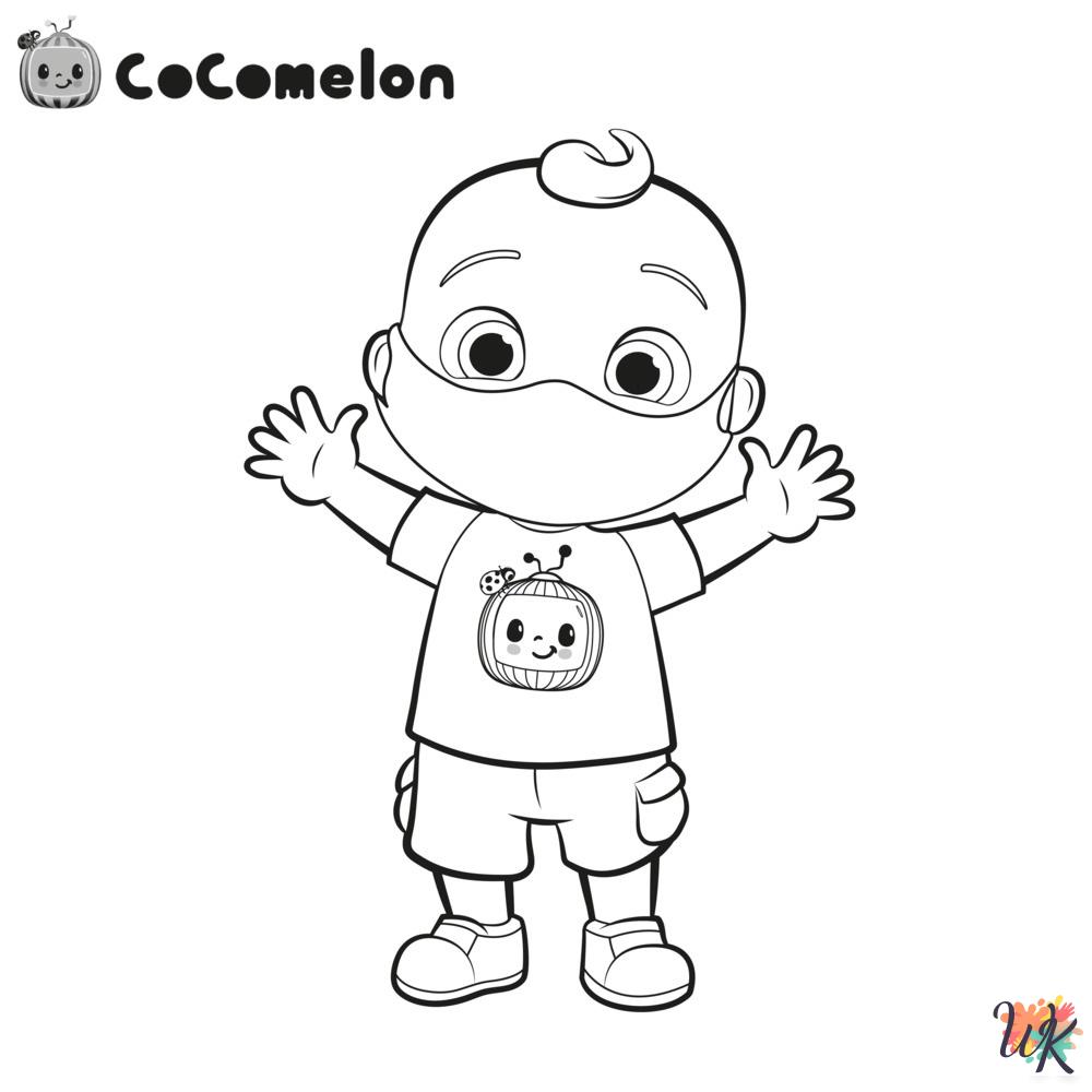 Cocomelon coloring pages free printable