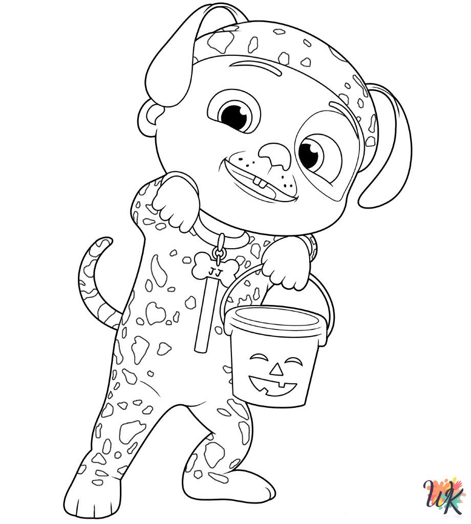 free printable Cocomelon coloring pages