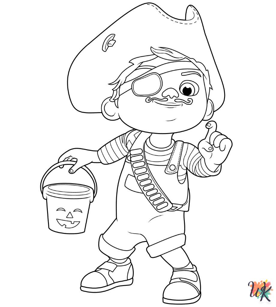 Cocomelon coloring pages for adults