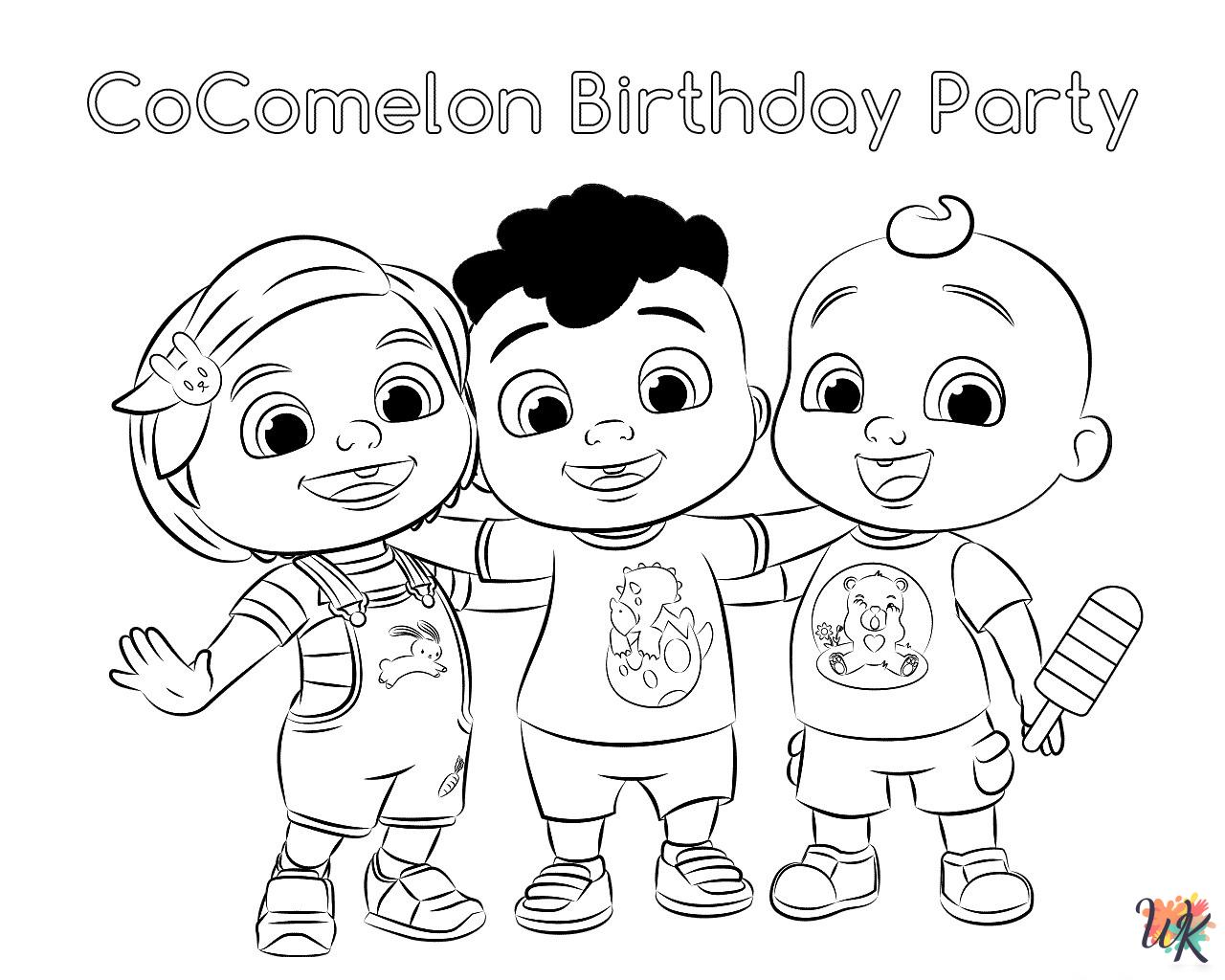 Cocomelon coloring book pages