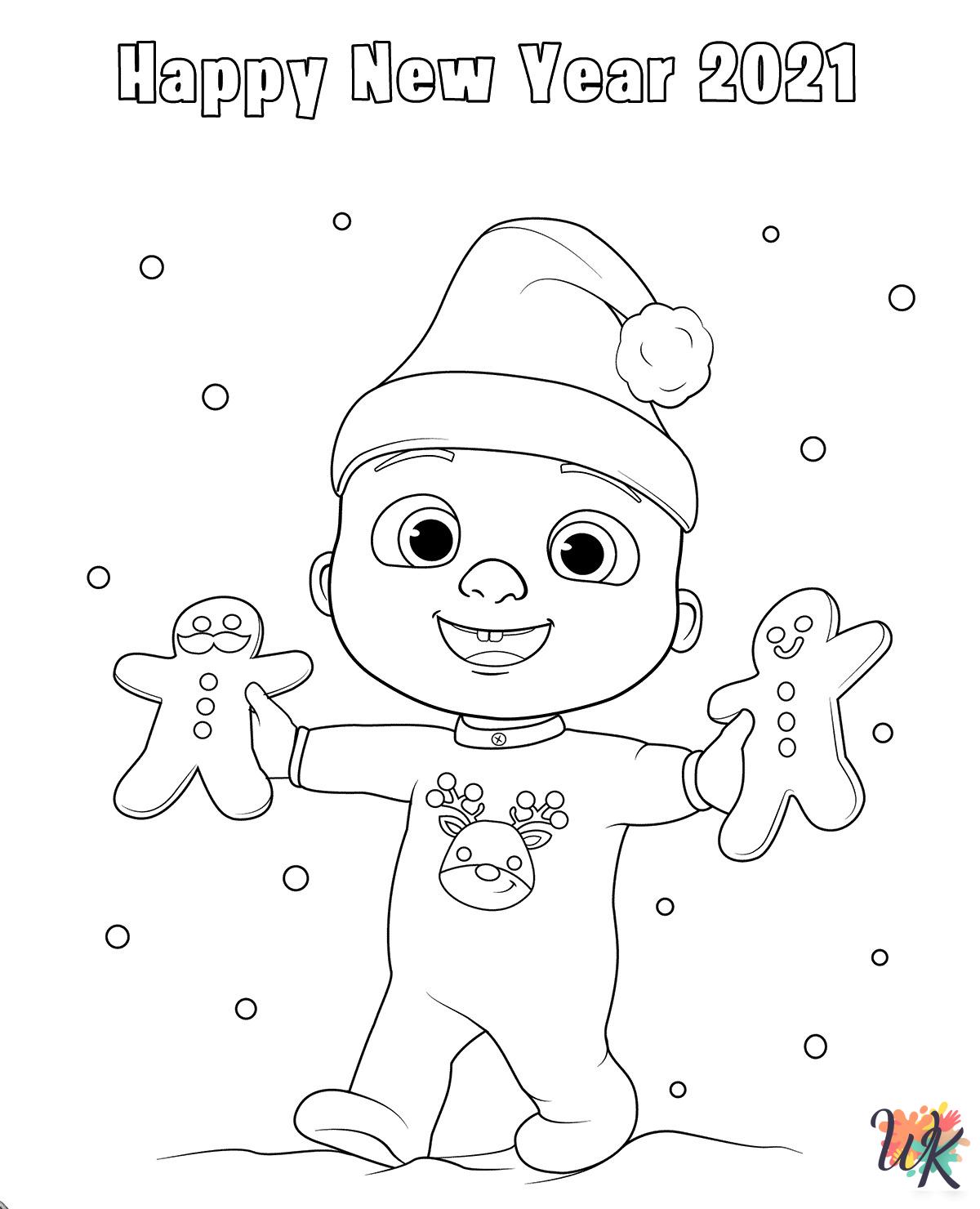 Cocomelon coloring pages free