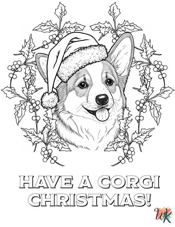 coloring pages printable Corgi
