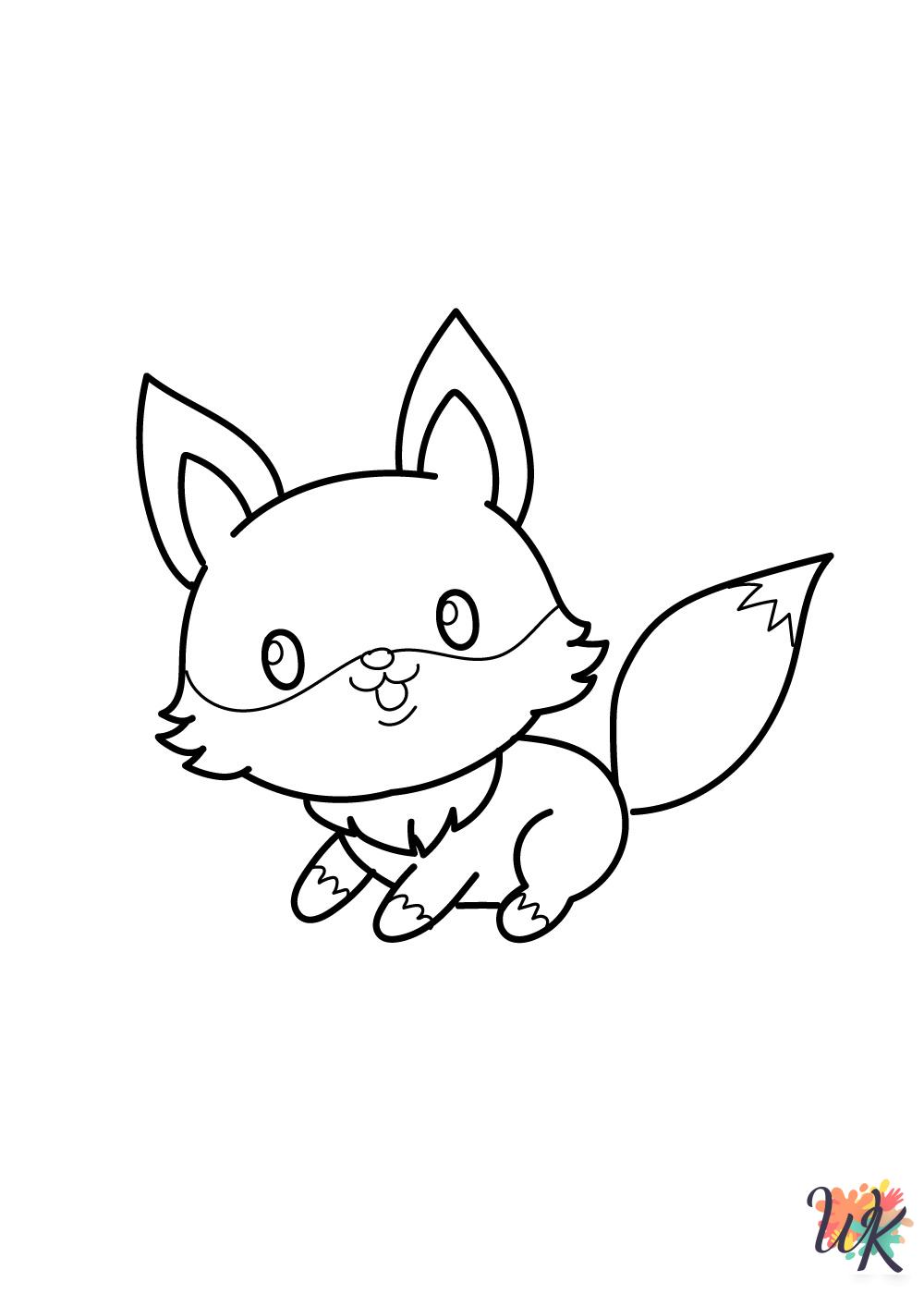 free Cute Animals tree coloring pages