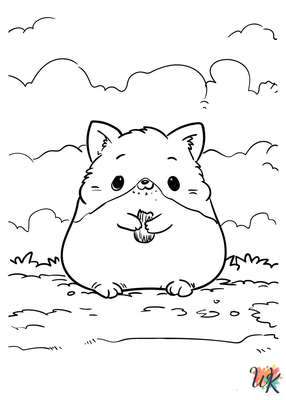 merry Cute Animals coloring pages