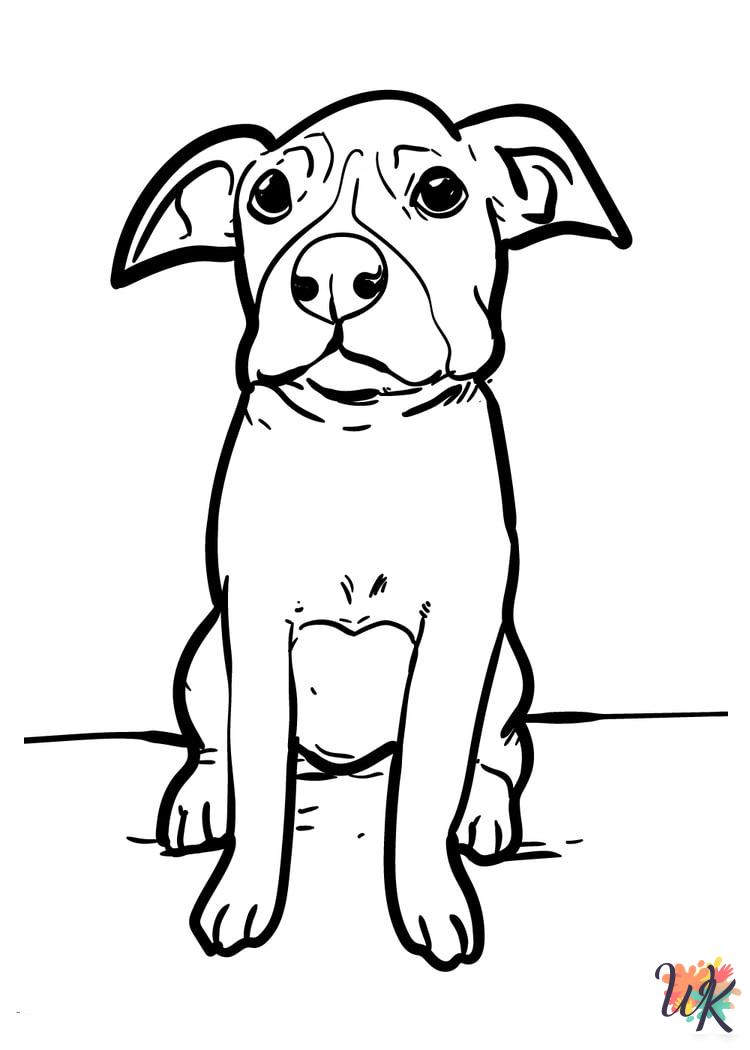 Dogs coloring pages for adults pdf