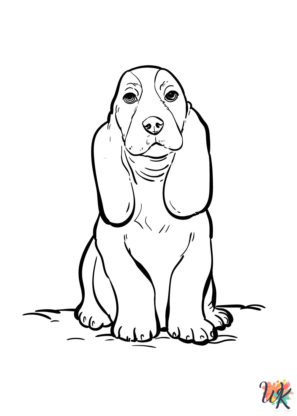 adult coloring pages Dogs 3
