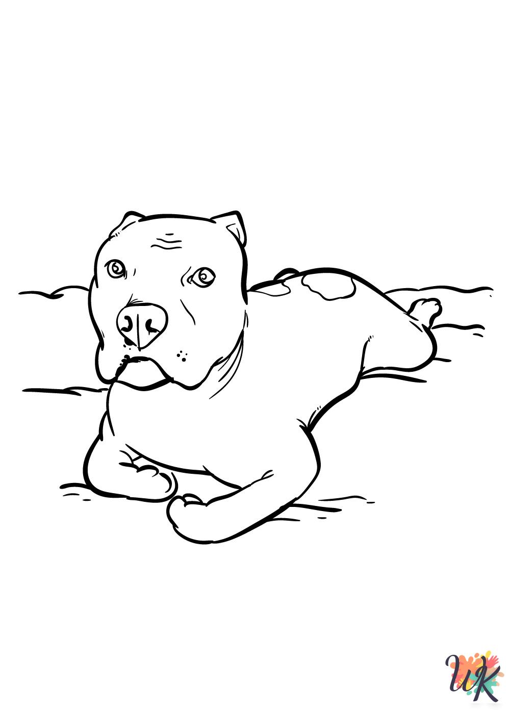 Dogs coloring pages free printable