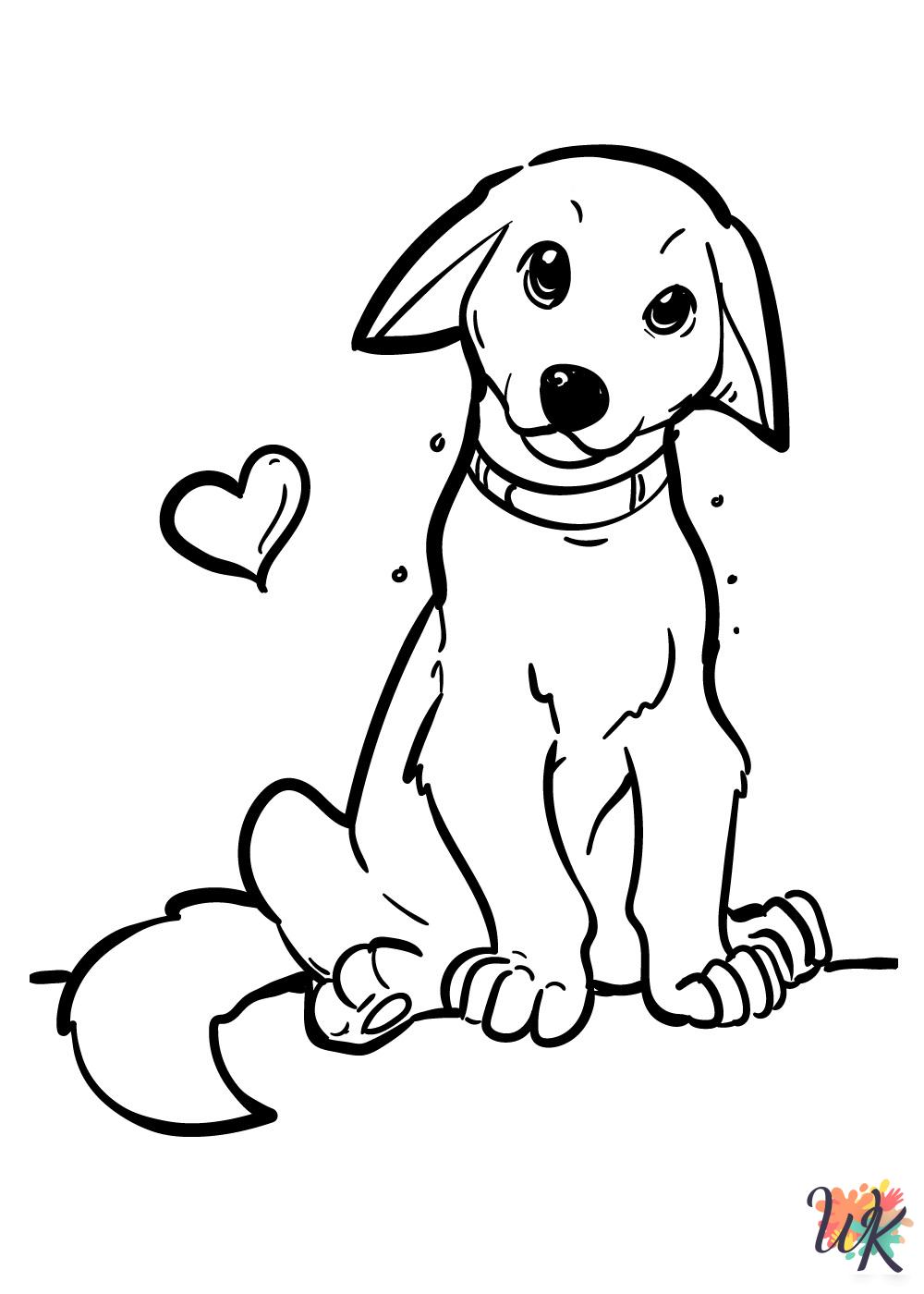 merry Dogs coloring pages