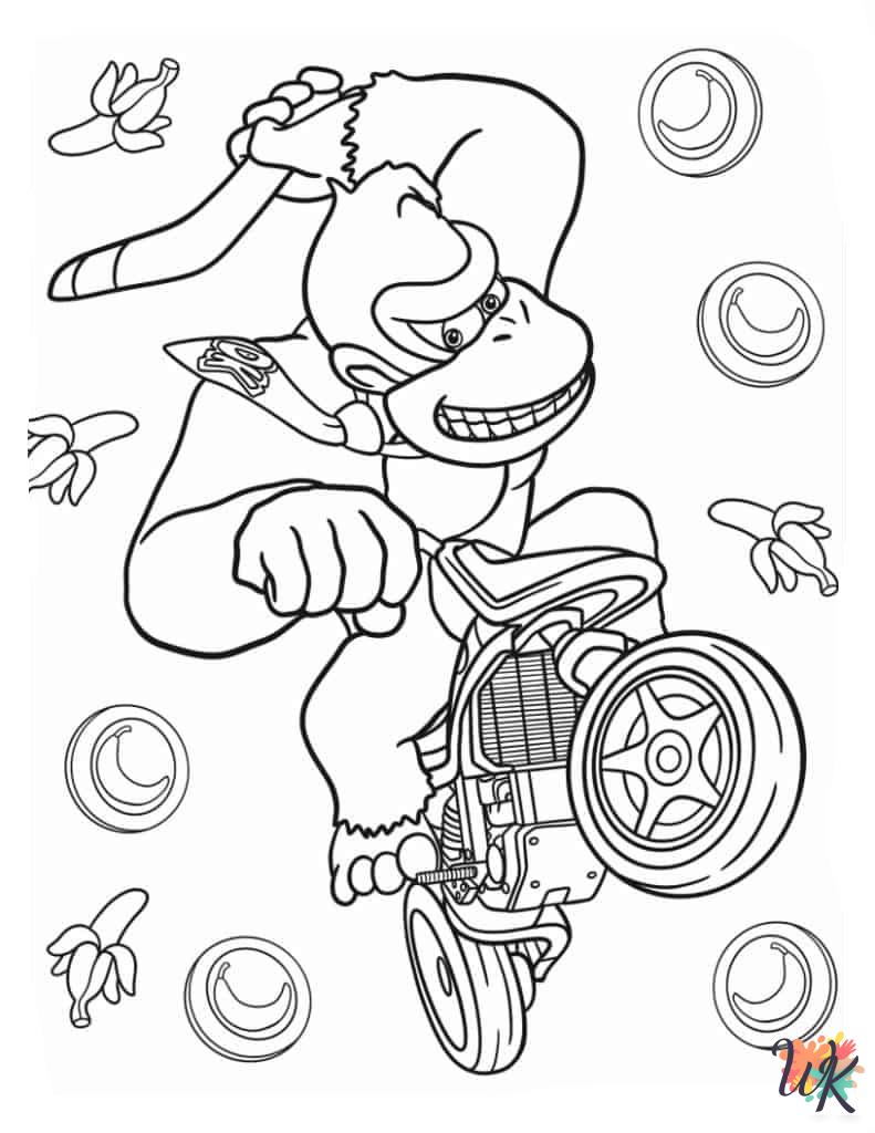 Donkey Kong Coloring Pages 17
