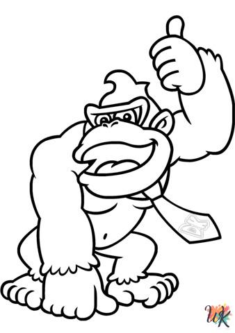 grinch Donkey Kong coloring pages