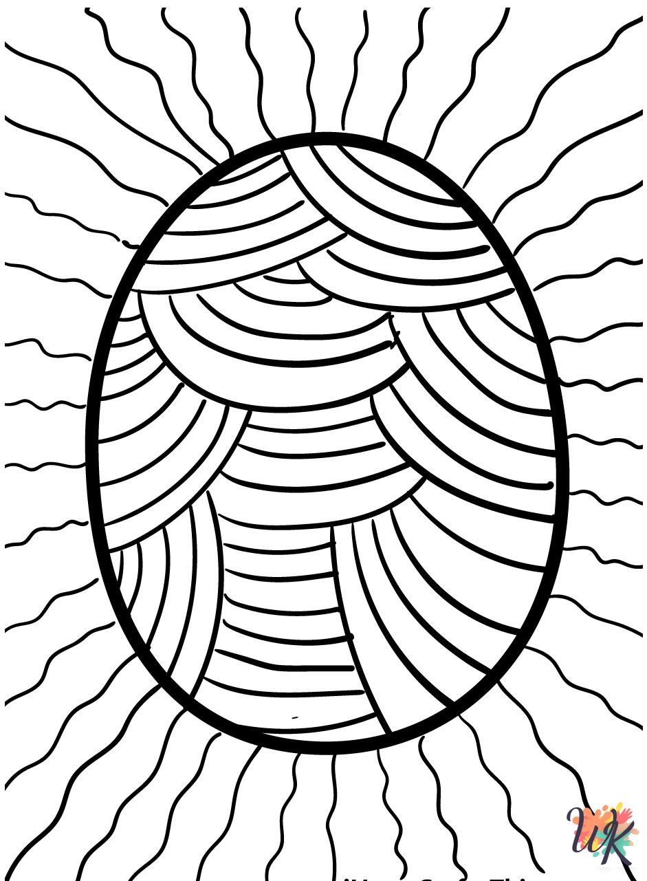 Easter Eggs printable coloring pages