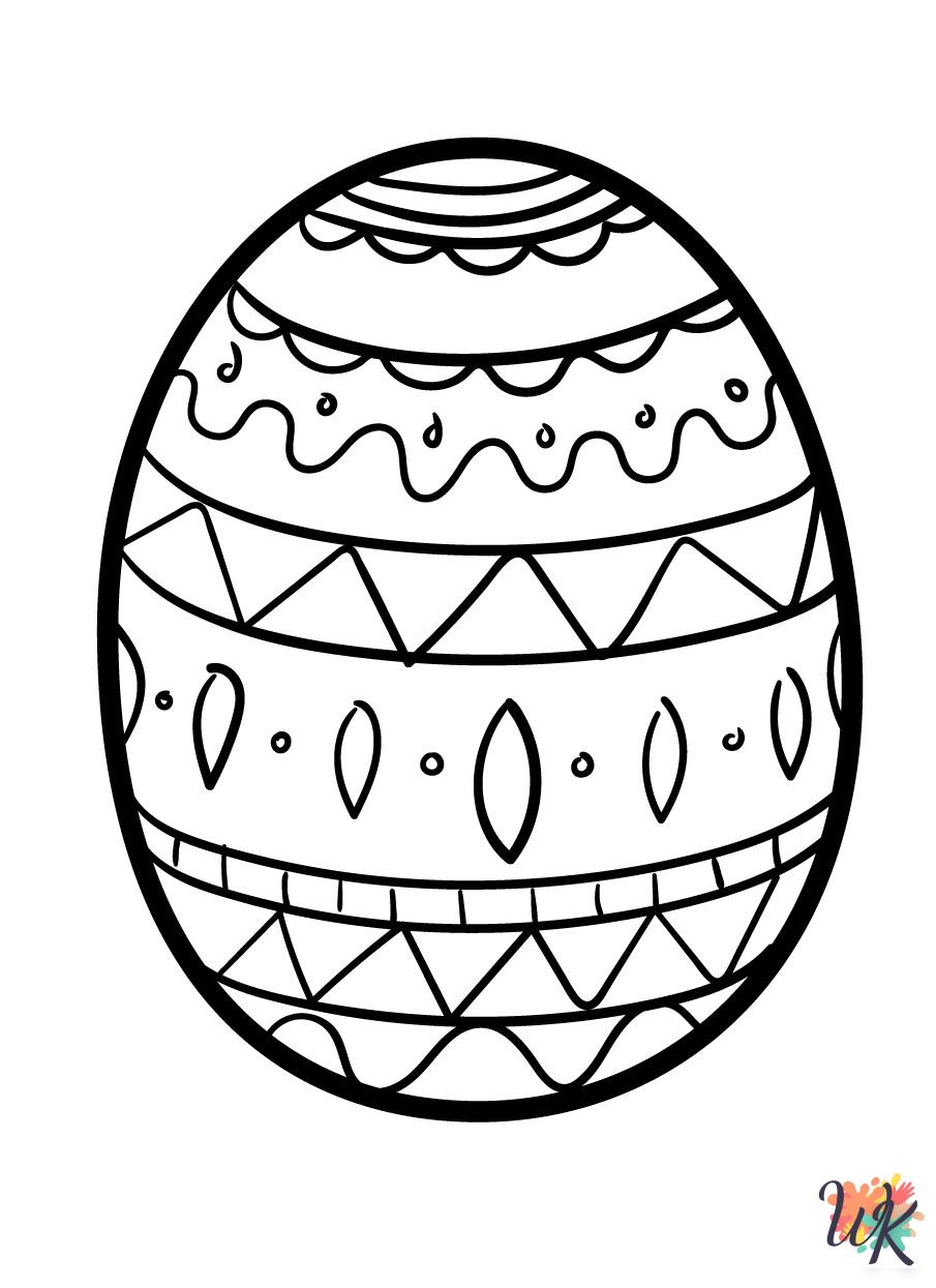 coloring pages printable Easter Eggs