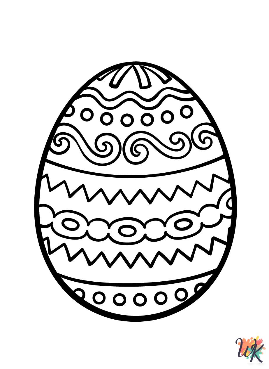 printable Easter Eggs coloring pages