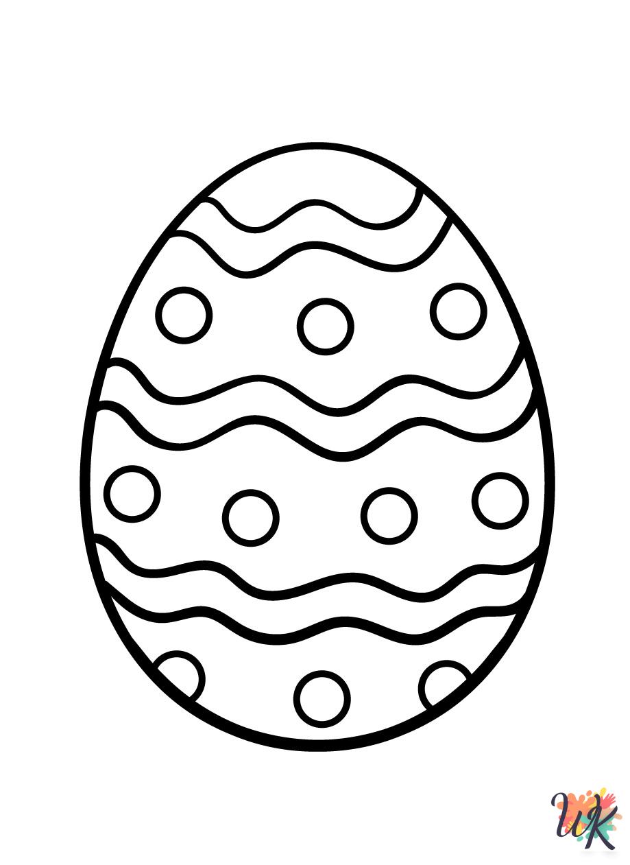 Easter Eggs coloring pages for kids